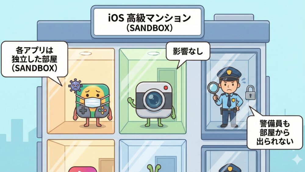 iphone^sandbox - iPhoneにウイルス対策ソフトが不要な理由とは？最強の仕組み「サンドボックス」を徹底解説